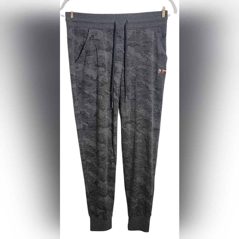 WWE Tapout Women's Grey Camo Joggers Size Small